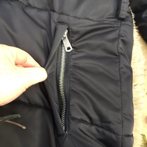 Avec les Filles oversized black puffer parka - size S - Picture 6 of 11